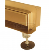 AQUALINE Odpływ liniowy ścienny złoty gold 2w1 pod płytkę 120cm S04GL1200