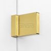 NEW TRENDY Kabina prysznicowa z uchwytem relingowym prawa AVEXA GOLD BRUSHED 90x80x200 EXK-3047