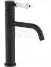 REA - Bateria umywalkowa obrotowa SERRA Czarna / Black Niska