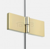 NEW TRENDY Drzwi wnękowe New Soleo Light Gold, pojedyncze, składane 70x195 lewe D-0460A