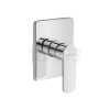 INVENA - Bateria podtynkowa natryskowa 1-funkcyjna SIROS  BP-90-CK1