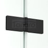 NEW TRENDY Kabina prysznicowa podwójne drzwi składane NEW SOLEO BLACK 90x90x195 D-0235A/D-0239A