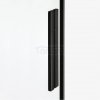 NEW TRENDY Kabina przyścienna SMART BLACK 130x80x200 EXK-4183