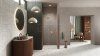 New Trendy NESTA COPPER BRUSHED drzwi prysznicowe 90 cm prawe D-0920A