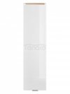 COMAD - Szafka CAPRI WHITE 830 wiszaca 20 1D - Biały Połysk/ Dąb Craft Złoty / Biały Połysk  DSM-do samodzielnego montażu