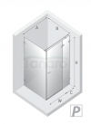 NEW TRENDY Kabina prysznicowa Avexa 120x100x200, pojedyncze drzwi szkło 6mm z powłoką ACTIVE SHIELD EXK-1509/EXK-1510