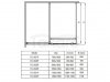 DEANTE - Ścianka prysznicowa PRIZMA walk-in 100 cm chrom  KTJ_030P