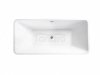 BESCO Wanna akrylowa wolnostojąca EVITA 160 x 80 x 58 #WAS-160-E