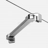 NEW TRENDY DRZWI WNĘKOWE NESTA CHROME, DRZWI POJEDYNCZE 90x200 1P D-0849A