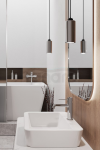 LAVEO Bateria umywalkowa POLA stojąca z korkiem chrom BAP_022D