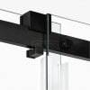 NEW TRENDY Kabina prysznicowa SOFTI BLACK X 1D prostokątna L 100x80x200 szkło czyste 8mm Active Shield 2.0 EXK-5375