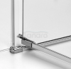 NEW TRENDY Kabina prysznicowa Avexa 90x80x200, pojedyncze drzwi szkło 6mm z powłoką ACTIVE SHIELD EXK-1469/EXK-1470
