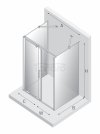 NEW TRENDY Kabina prysznicowa SMART 1D prostokątna przyścienna U 120x100x200 szkło czyste 8mm Active Shield 2.0  EXK-4078