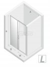 NEW TRENDY Drzwi prysznicowe wnękowe PRIME LIGHT GOLD 160x200 D-0432D-0433A
