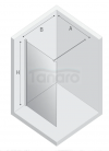 NEW TRENDY Kabina prysznicowa walk-in 110x200 NESTA COPPER BRUSHED K-1750