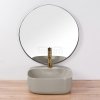 REA - Umywalka nablatowa LUIZA GREY MAT 42