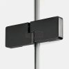 NEW TRENDY Drzwi wnękowe Eventa Black Chrome, drzwi pojedyncze 100x200 EXK-6131 LEWE