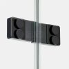 NEW TRENDY Drzwi wnękowe Eventa Black Chrome, drzwi pojedyncze 100x200 EXK-6131 LEWE