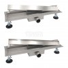 AQUALINE Odpływ liniowy przyścienny 2w1 ze stałym syfonem 70cm LS04700