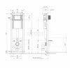 CERSANIT - Set B995 - stelaż podtynkowy SYSTEM 40 MECH + miska zawieszana bezkołnierzowa MILLE CleanOn + deska duroplastowa SLIM WRAP antybakteryjna, wolnoopadająca, z funkcją łatwego wypinania + przycisk spłukujący chrom błyszczący  S701-780