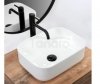 REA - Umywalka nablatowa DEMI Mini White