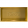 Balneo Półka wnękowa z kołnierzem Wall Box One 60 x 30 x 10 cm, złota