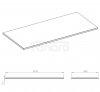 ELITA BLAT MARMUR 140/46/1,5 WHITE MATT 168195/RE051400015290