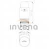 INVENA - Głowica termostatyczna GRAFIT CD-80-015