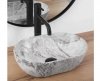 REA - Umywalka nablatowa AMELIA MINI STONE MATT