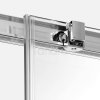 NEW TRENDY Drzwi prysznicowe wnękowe przesuwne PRIME 190x200 D-0339A