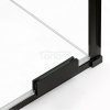 NEW TRENDY Kabina przyścienna SMART BLACK 120x80x200 EXK-4180