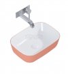 ELITA UMYWALKA NABLATOWA RENI BICOLOR WHITE HG / TERRA PINK MATT RE040460896100
