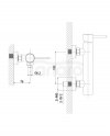 LAVITA Bateria prysznicowa Orion Chrome