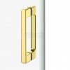 NEW TRENDY Kabina prysznicowa drzwi podwójne przesuwne PRIME LIGHT GOLD 100x80x200 D-0420A/D-0417A