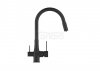 INVENA Bateria zlewozmywakowa z filtrem Glamour czarny BZ-02-F04-V