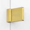 NEW TRENDY Kabina prysznicowa WALK IN AVEXA GOLD BRUSHED 130x200 złoto szczotkowane EXK-7008