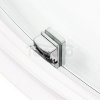 NEW TRENDY Kabina prysznicowa NEW CORRINA 1D prostokątna przyścienna U 120x80x195 szkło czyste 6mm Active Shield  K-0480