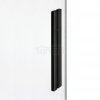 NEW TRENDY Drzwi prysznicowe przesuwne 2-skrzydłowe SOFTI BLACK 140x200 EXK-3960