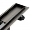 AQUALINE Odpływ liniowy podłogowy 2w1 70cm grafitowy LG04700