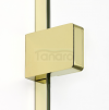 NEW TRENDY Parawan nawannowy Eventa Gold Shine 100x150, jednoelementowy, wspornik skośny EXK-4897