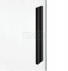 NEW TRENDY Drzwi wnękowe 120x200 Softi X Black, drzwi pojedyncze, przesuwne typu soft close  EXK-5355/EXK-5356