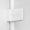 NEW TRENDY Kabina prysznicowa walk in Avexa White 60x200, jednoelementowa. Ze wzorem ramki. Grubość szkła 6mm  EXK-2991