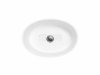 BESCO Uniqa Matt Biała wolnostojąca + kilk-klak chrom 32 x 46 x 84 #UMMB-U-WO