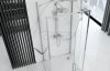 REA - Kabina Prysznicowa Przyścienna RAPID SWING CHROM  /drzwi 90 + ścianka 80 x2 + ramię x2/ 