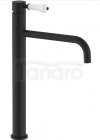 REA - Bateria umywalkowa obrotowa SERRA Czarna / Black Wysoka