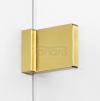 NEW TRENDY Kabina prysznicowa walk in Avexa Gold Brushed, jednoelementowa, z wieszakiem relingowym. Grubość szkła 8mm 80x200 EXK-7035
