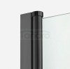 NEW TRENDY Kabina prysznicowa NEW SOLEO BLACK 100x80 D-0236A/D-0114B