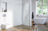 EXCELLENT Vidoq walk-in ścianka prysznicowa prosta 90x200 cm, powłoka Clean Control, chrom KAEX.1506.900.LP.CR