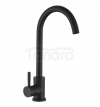 TEKNOVEN ZESTAW bateria + zlew granitowy 75x42 cm czarny nakrapiany 