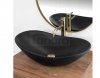 REA - Umywalka nablatowa ROYAL 60 Black Mat